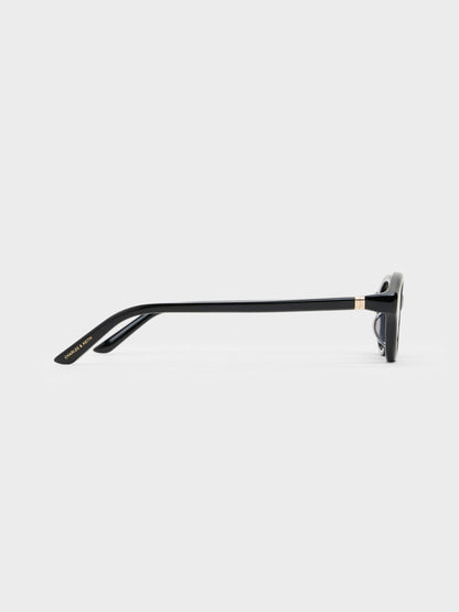Pecola Oval Sunglasses - Black | CHARLES & KEITH