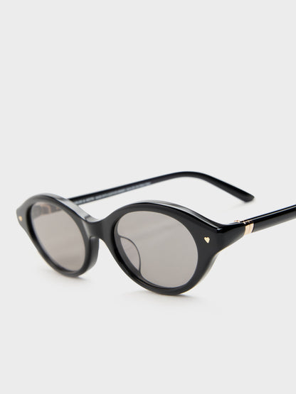 Pecola Oval Sunglasses - Black | CHARLES & KEITH