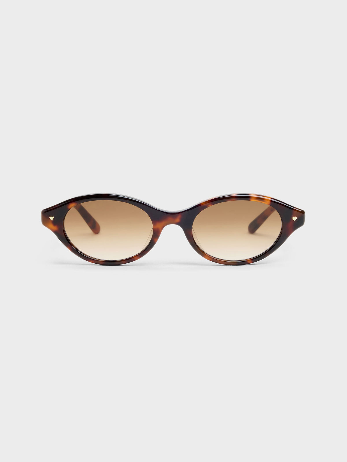 Pecola Oval Sunglasses - T. Shell | CHARLES & KEITH