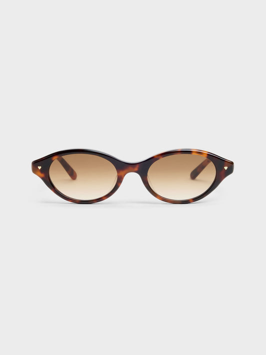 Pecola Oval Sunglasses - T. Shell | CHARLES & KEITH