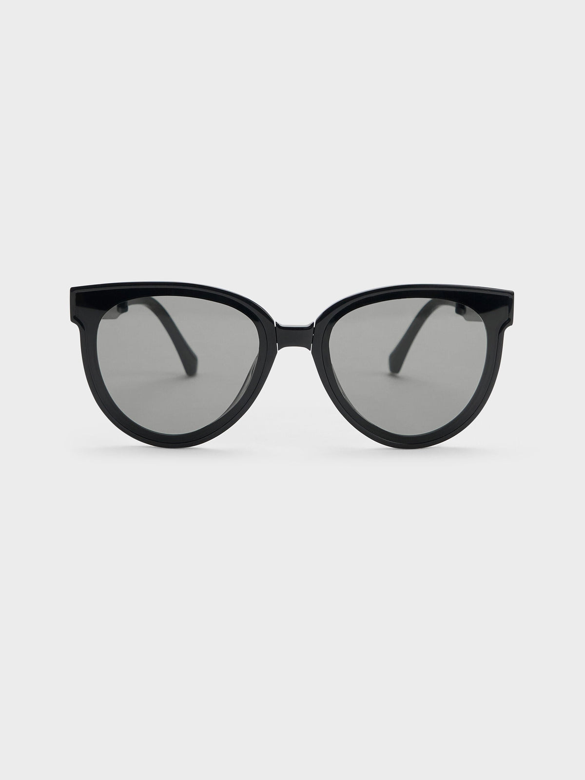 Brea Foldable Aviator Sunglasses - Black | CHARLES & KEITH