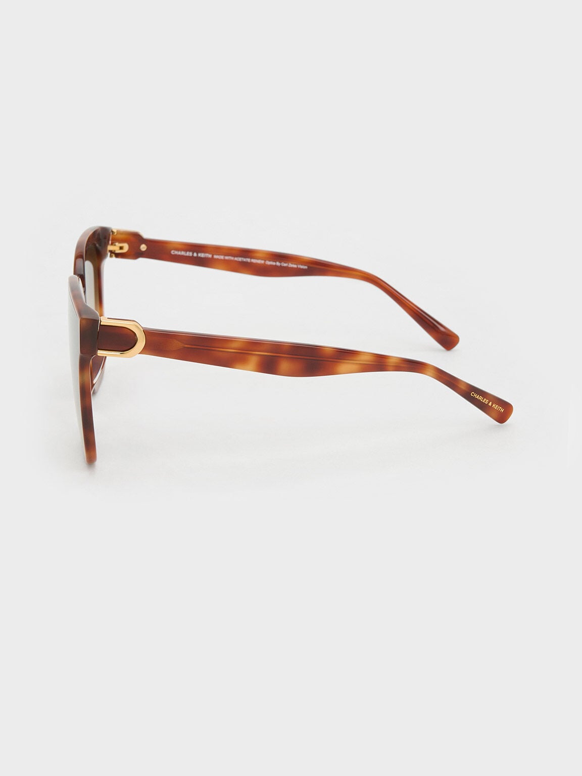 Gabine Tortoiseshell Oversized Butterfly Sunglasses - T. Shell | CHARLES & KEITH