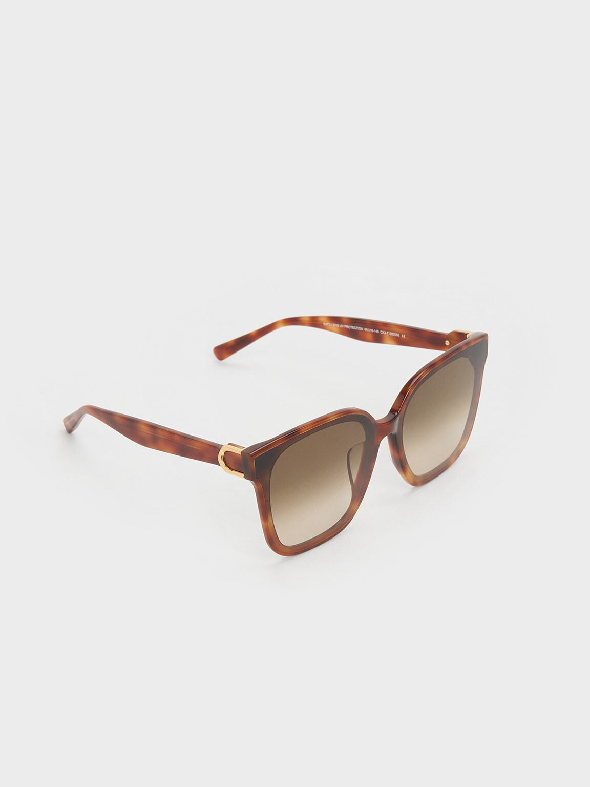 Gabine Tortoiseshell Oversized Butterfly Sunglasses - T. Shell | CHARLES & KEITH