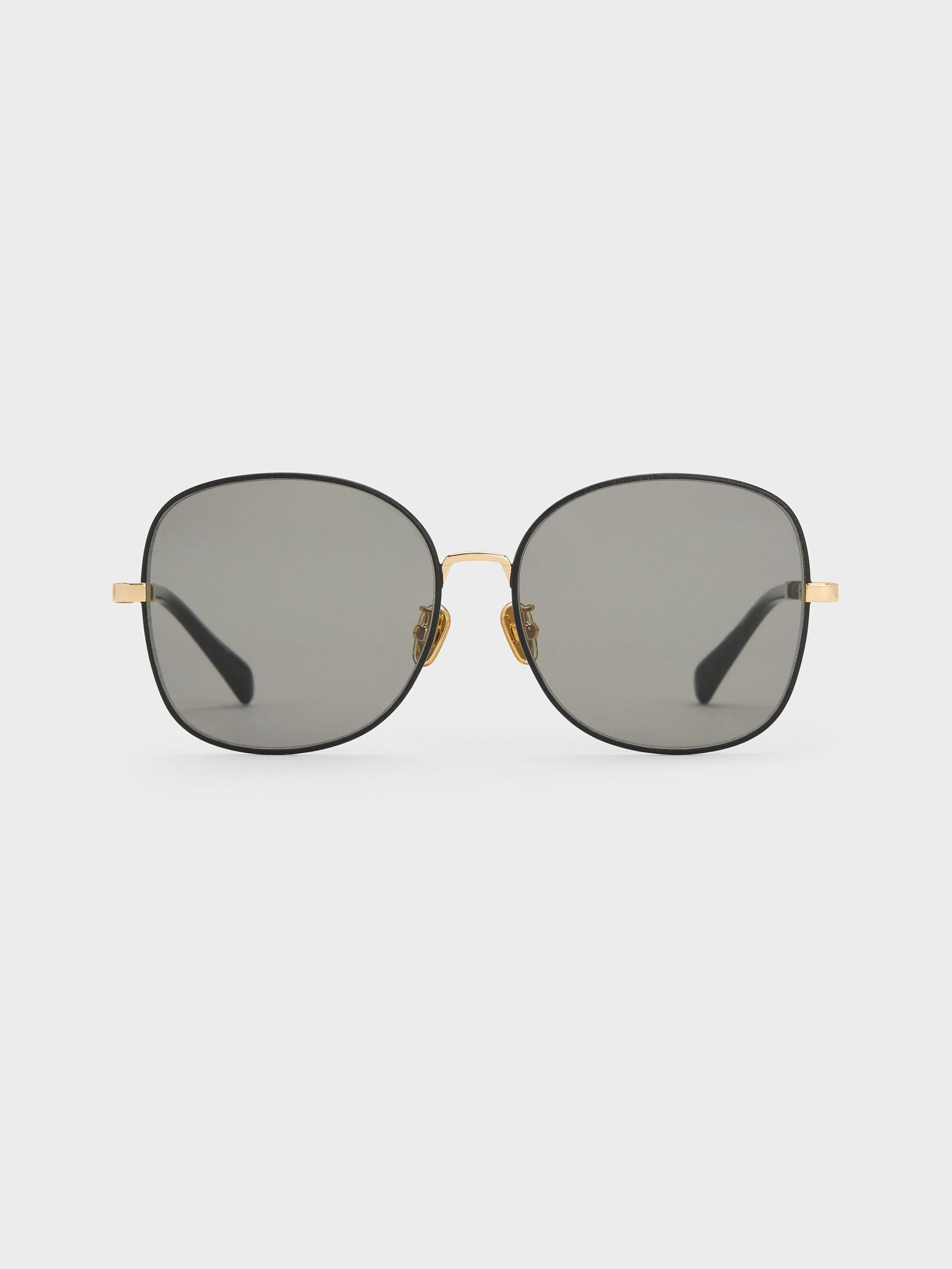 Ivette Butterfly Sunglasses - Black | CHARLES & KEITH