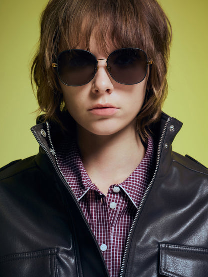 Ivette Butterfly Sunglasses - Black | CHARLES & KEITH