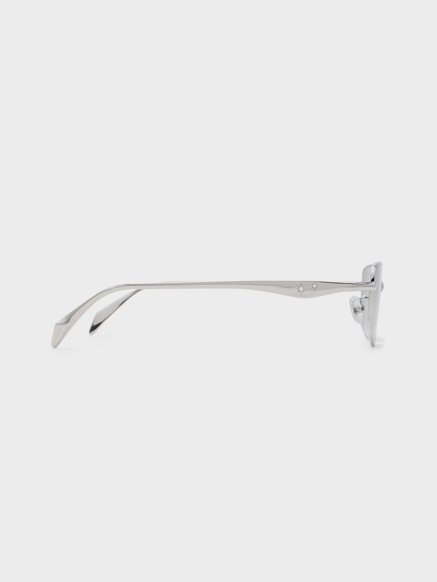 Celestia Rectangular Sunglasses - Silver | CHARLES & KEITH