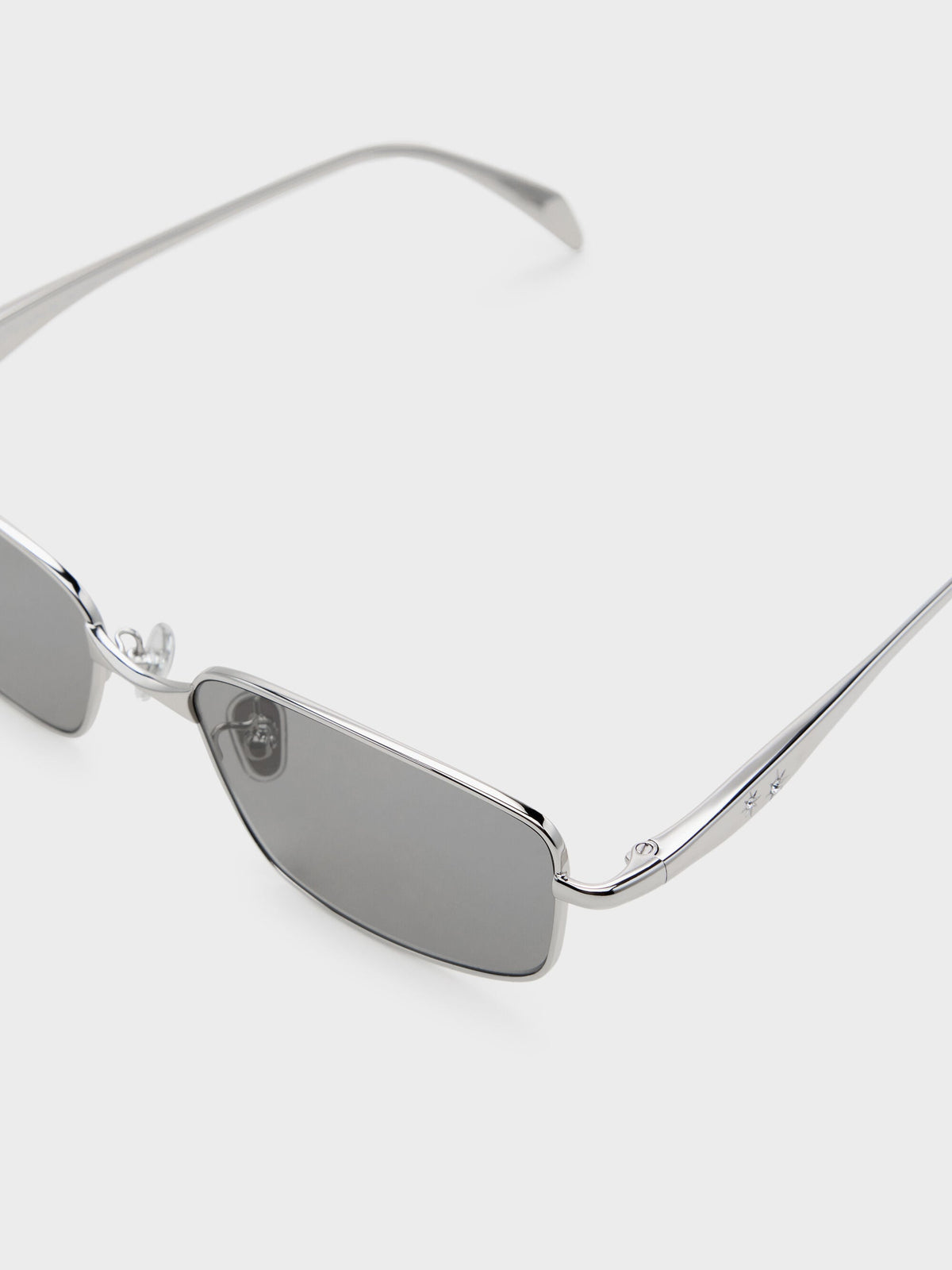 Celestia Rectangular Sunglasses - Silver | CHARLES & KEITH