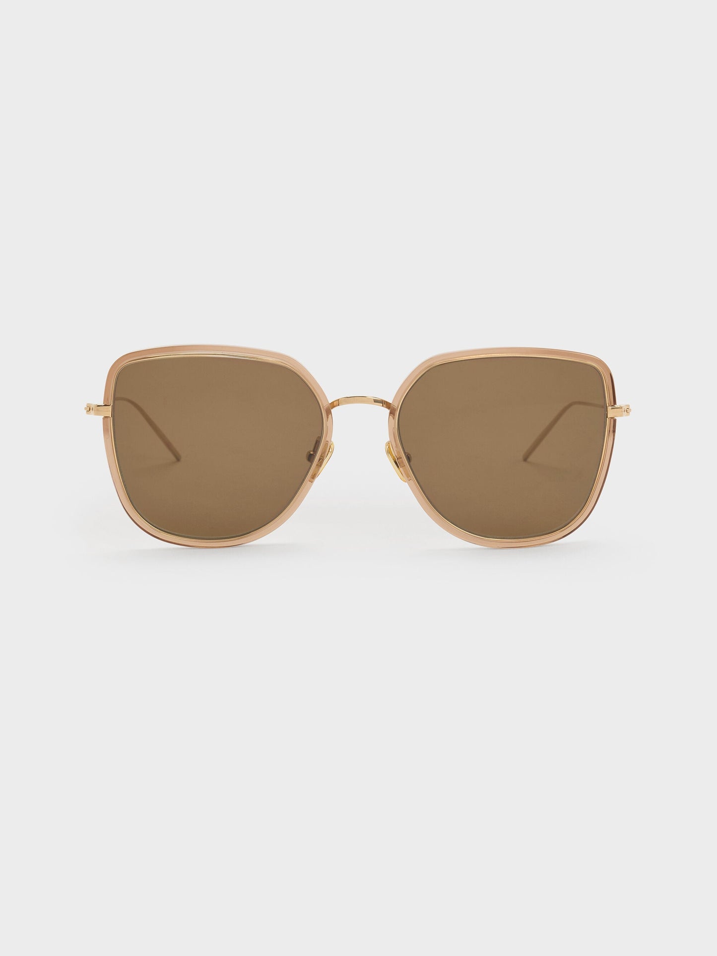 Lisbeth Butterfly Sunglasses - Chestnut Brown | CHARLES & KEITH
