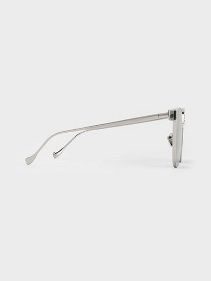 Ginny Butterfly Sunglasses - Silver | CHARLES & KEITH