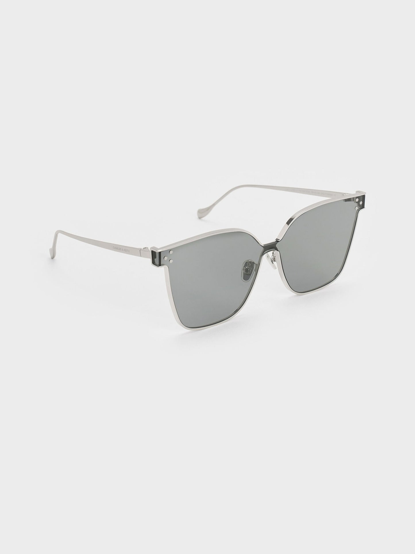 Ginny Butterfly Sunglasses - Silver | CHARLES & KEITH