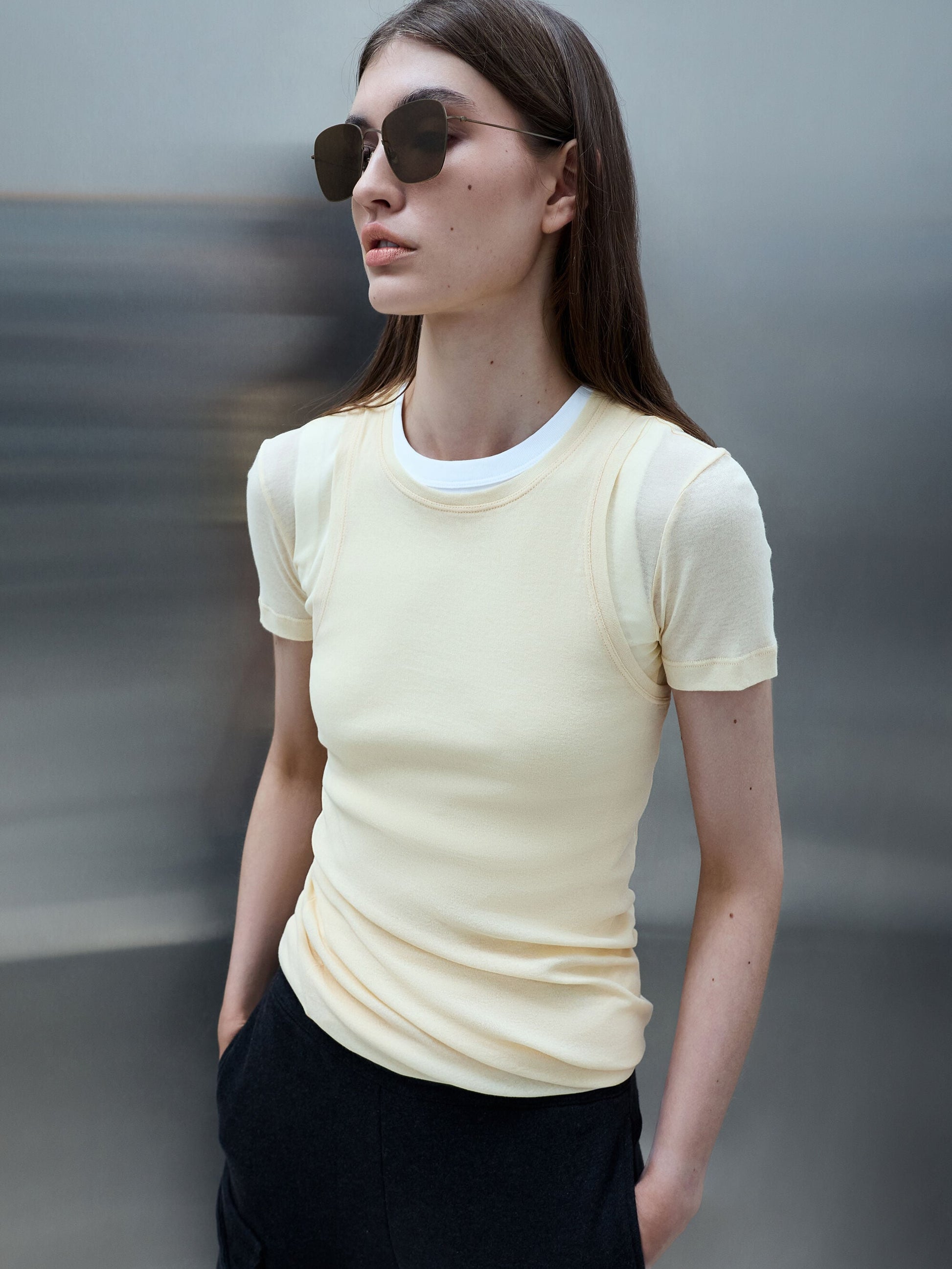 Miranda Square Sunglasses - Black | CHARLES & KEITH