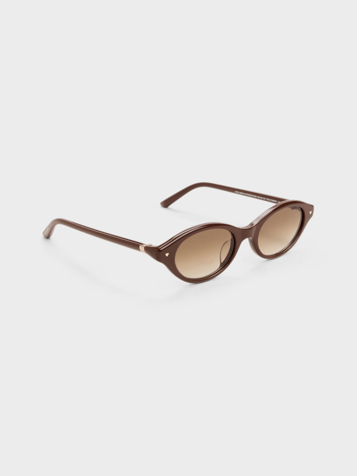 Pecola Oval Sunglasses - Pecan Brown | CHARLES & KEITH