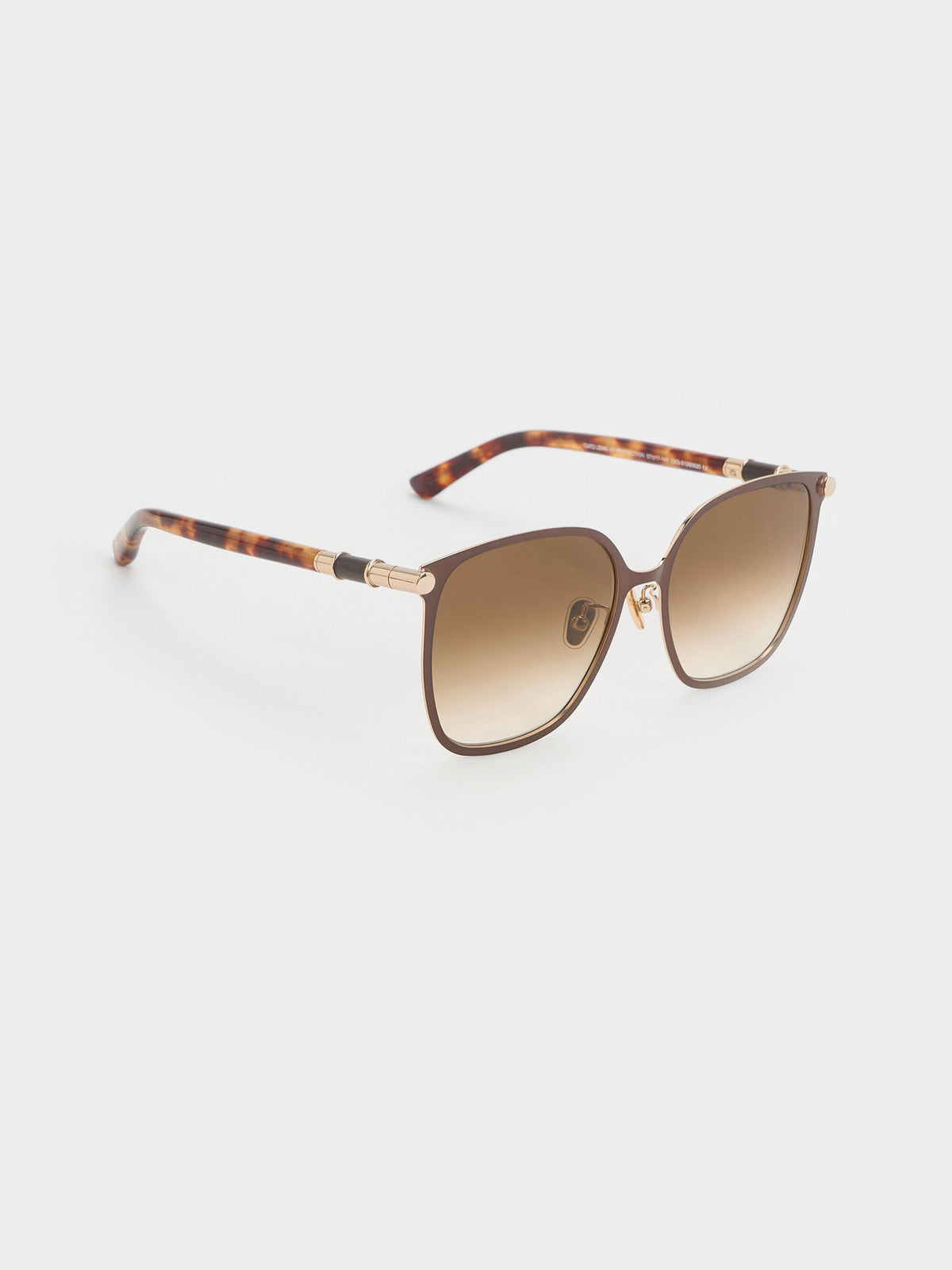 Ophelia Square Sunglasses - Brown | CHARLES & KEITH