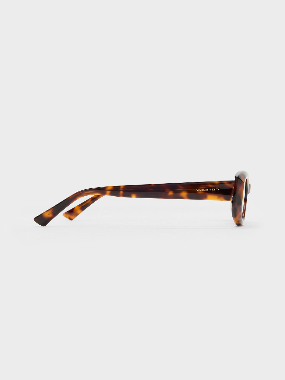 Aubrey Oval Sunglasses - T. Shell | CHARLES & KEITH
