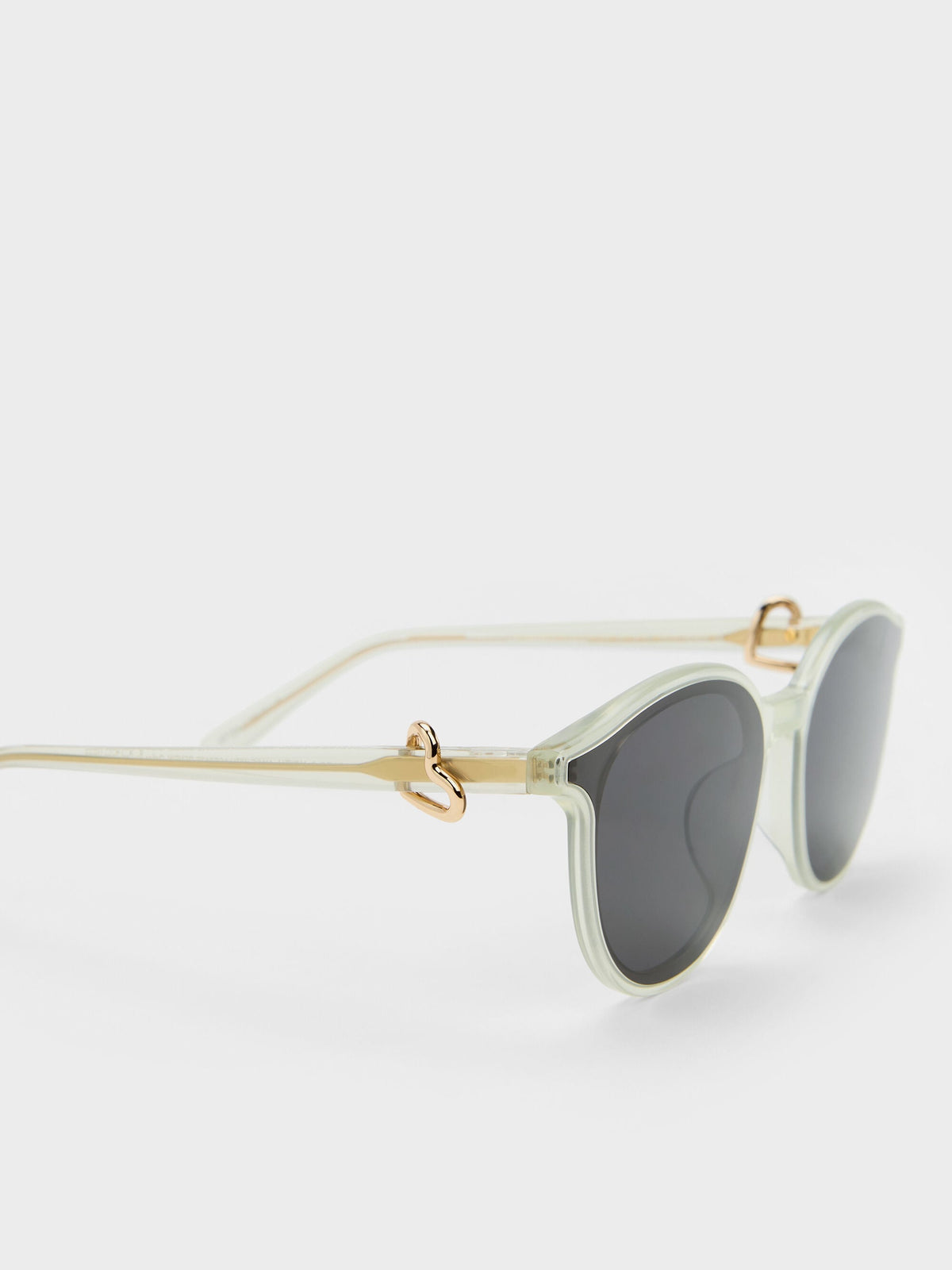 Ciara Heart-Motif Sunglasses - Mint Green | CHARLES & KEITH