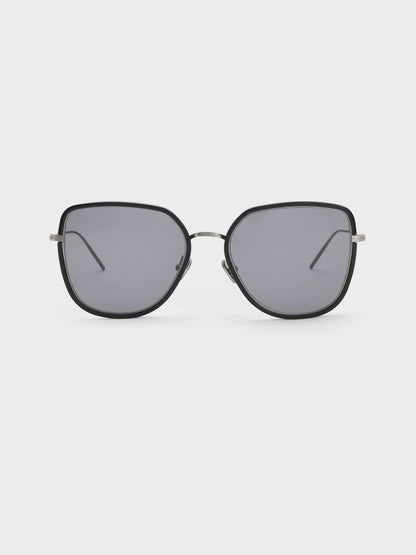 Lisbeth Butterfly Sunglasses - Noir | CHARLES & KEITH