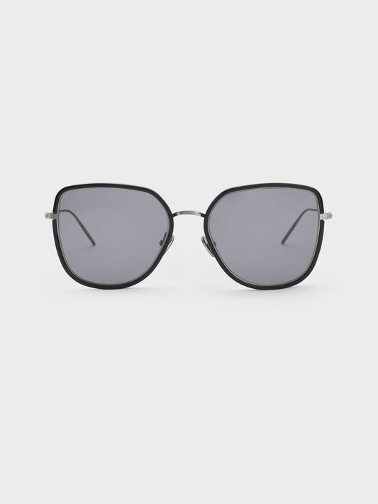 Lisbeth Butterfly Sunglasses - Noir | CHARLES & KEITH