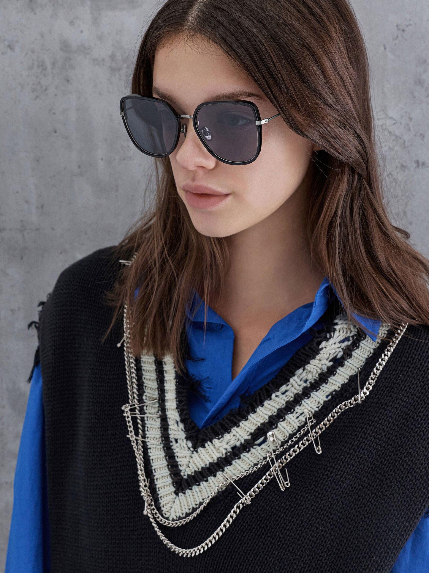 Lisbeth Butterfly Sunglasses - Noir | CHARLES & KEITH