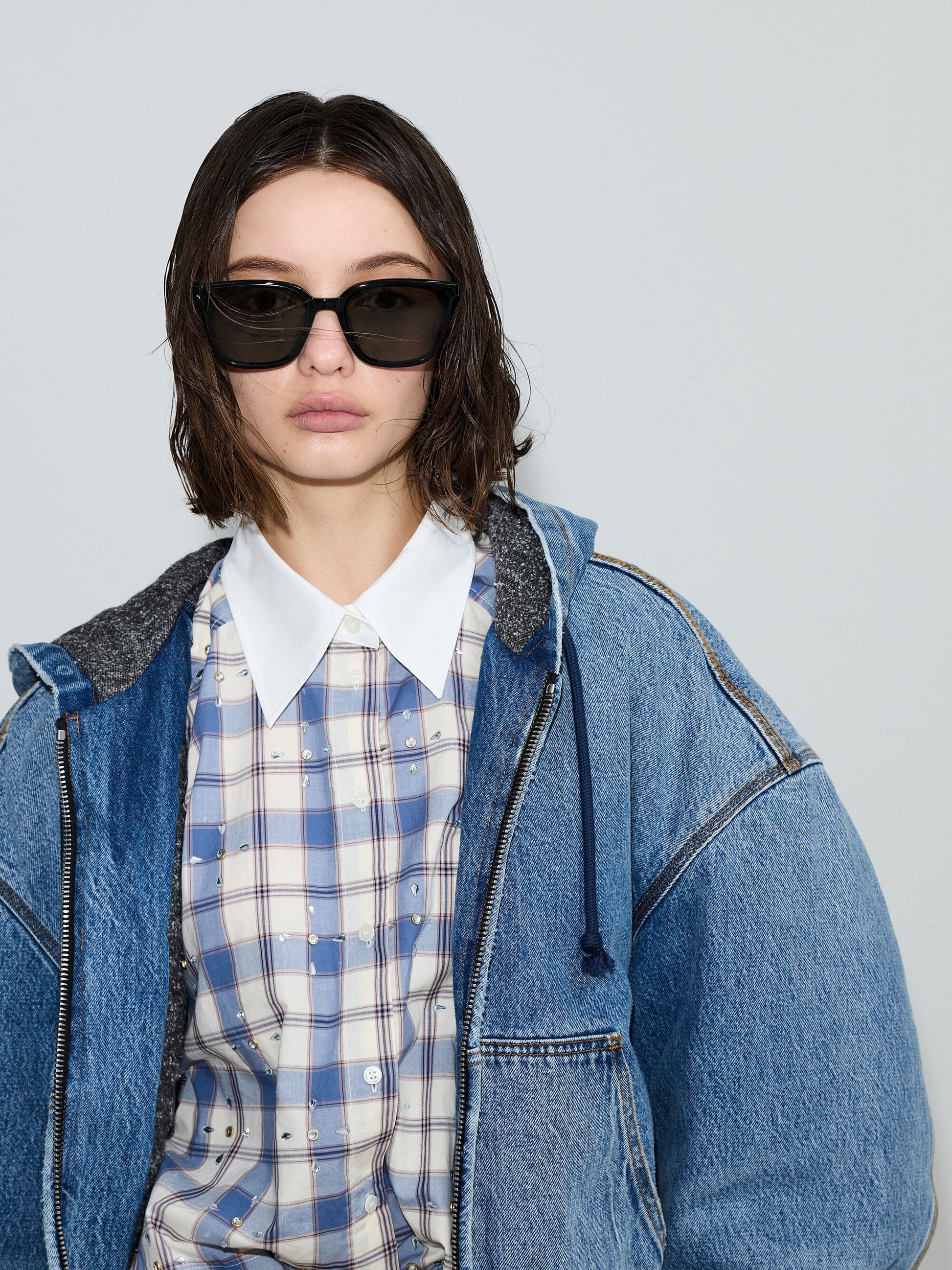 Maude Square Sunglasses - Black | CHARLES & KEITH