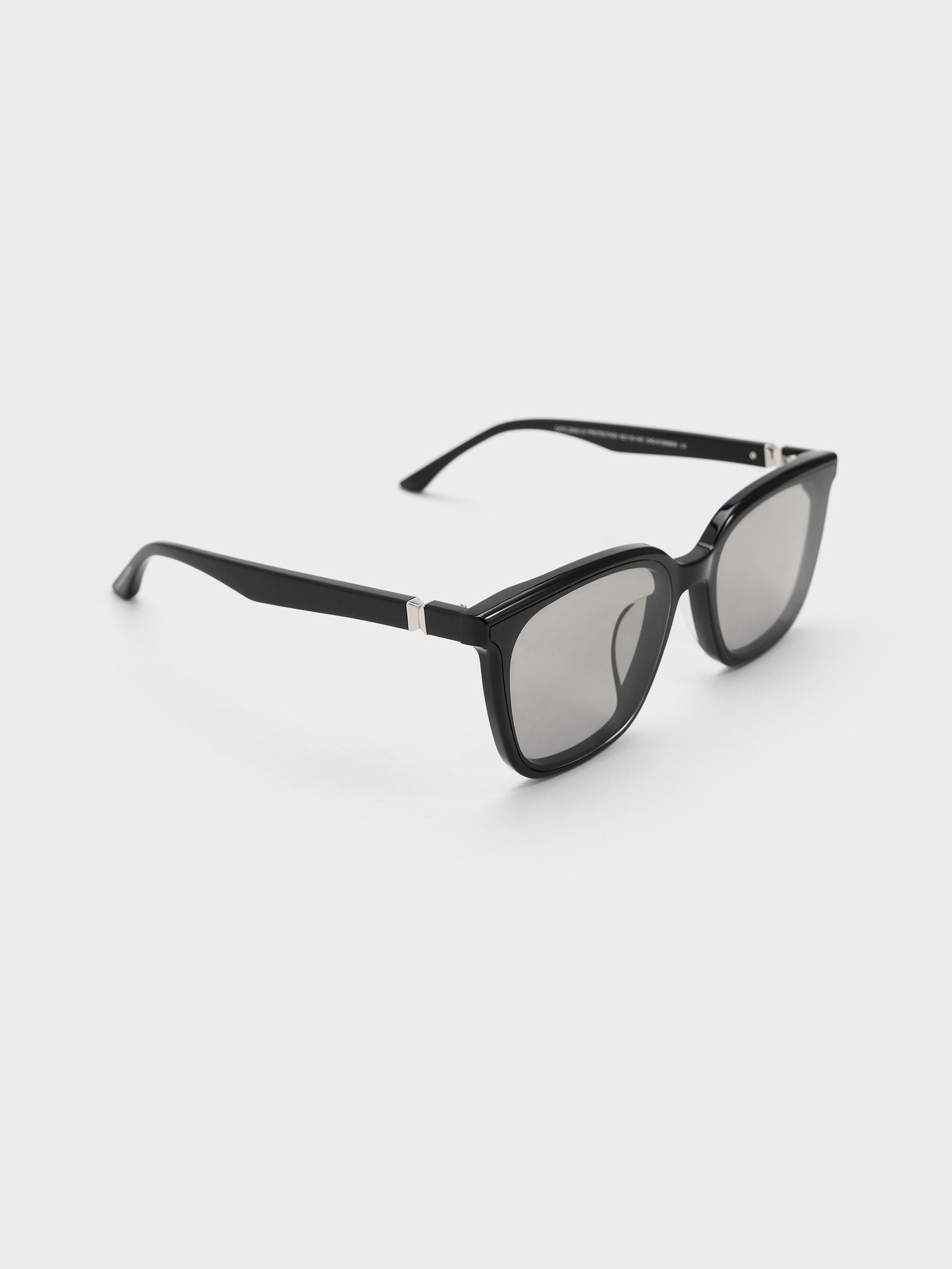 Maude Square Sunglasses - Black | CHARLES & KEITH