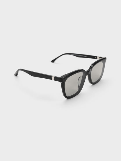 Maude Square Sunglasses - Black | CHARLES & KEITH