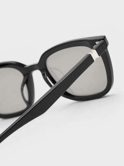Maude Square Sunglasses - Black | CHARLES & KEITH