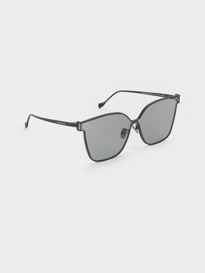 Ginny Butterfly Sunglasses - Noir | CHARLES & KEITH