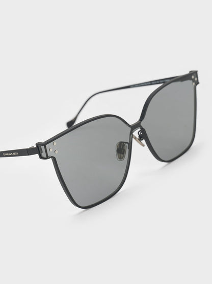 Ginny Butterfly Sunglasses - Noir | CHARLES & KEITH