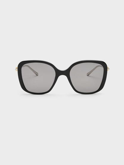 Adalyn Butterfly Sunglasses - Noir | CHARLES & KEITH