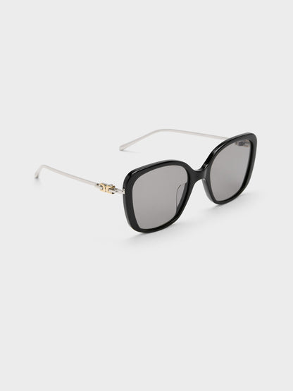 Adalyn Butterfly Sunglasses - Noir | CHARLES & KEITH