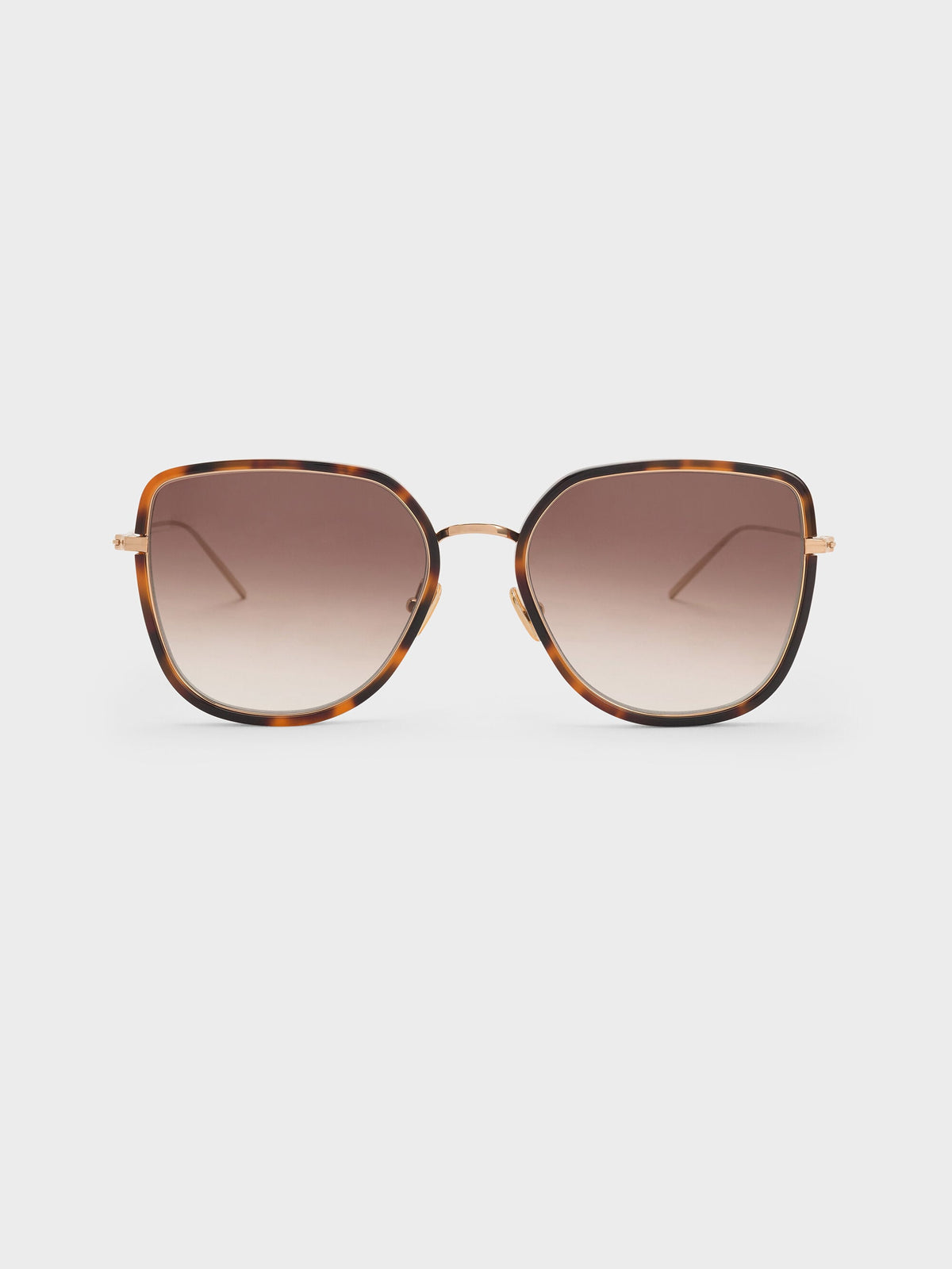 Lisbeth Tortoiseshell Butterfly Sunglasses - T. Shell | CHARLES & KEITH