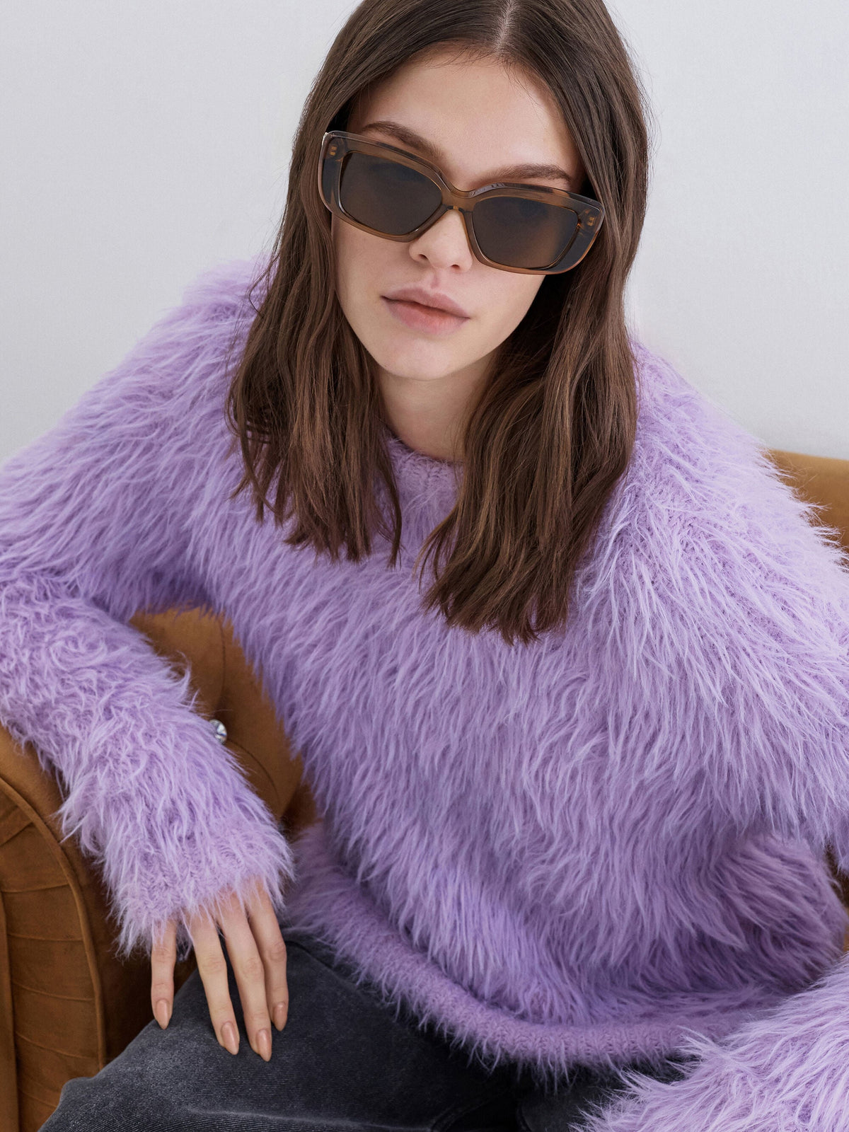 Alix Butterfly Sunglasses - Chestnut Brown | CHARLES & KEITH