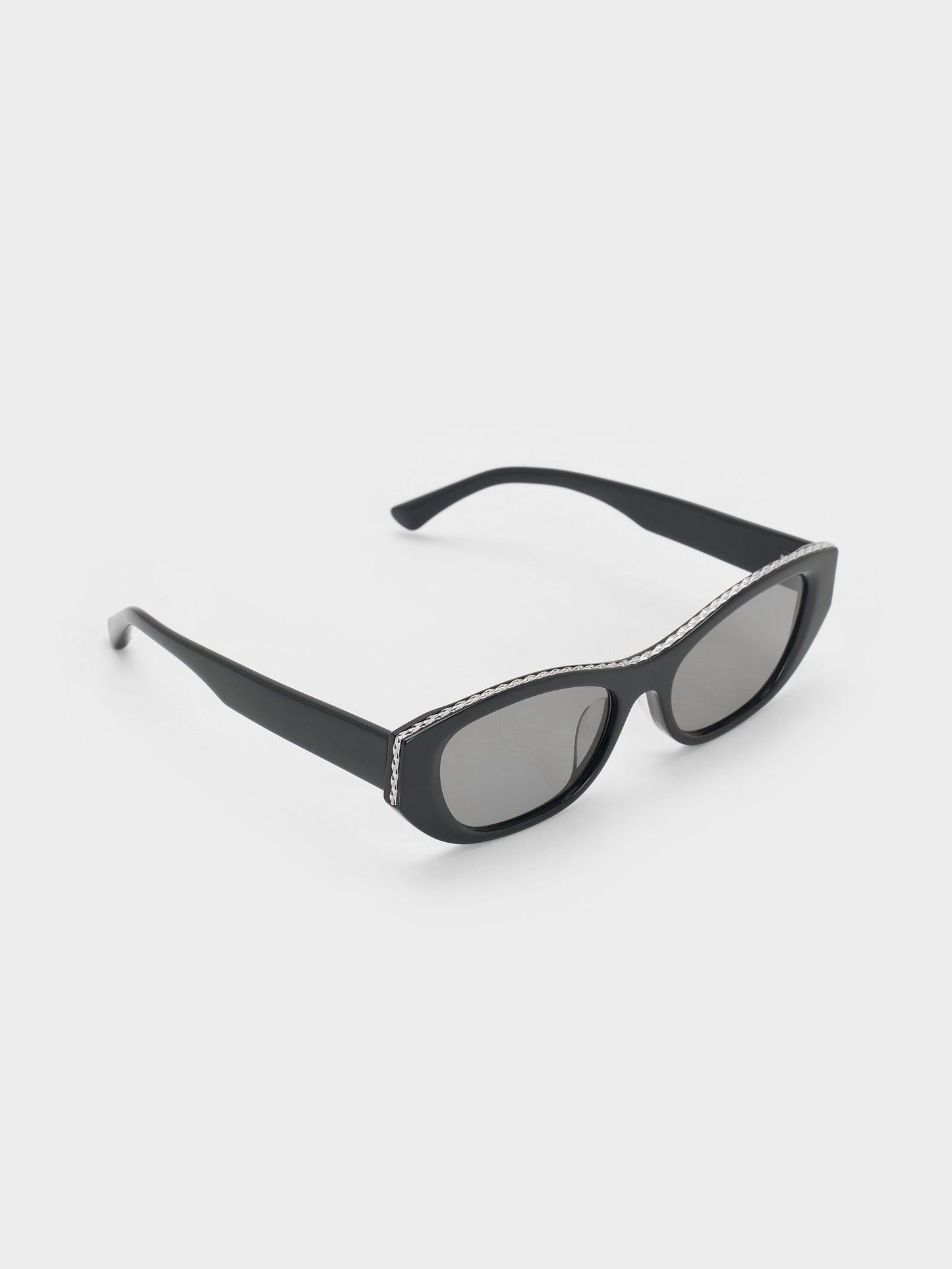 Daenerys Cat-Eye Sunglasses - Noir | CHARLES & KEITH