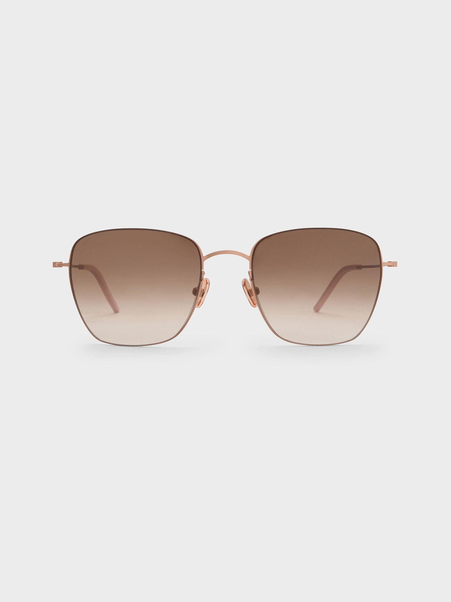Miranda Square Sunglasses - Rose Gold | CHARLES & KEITH