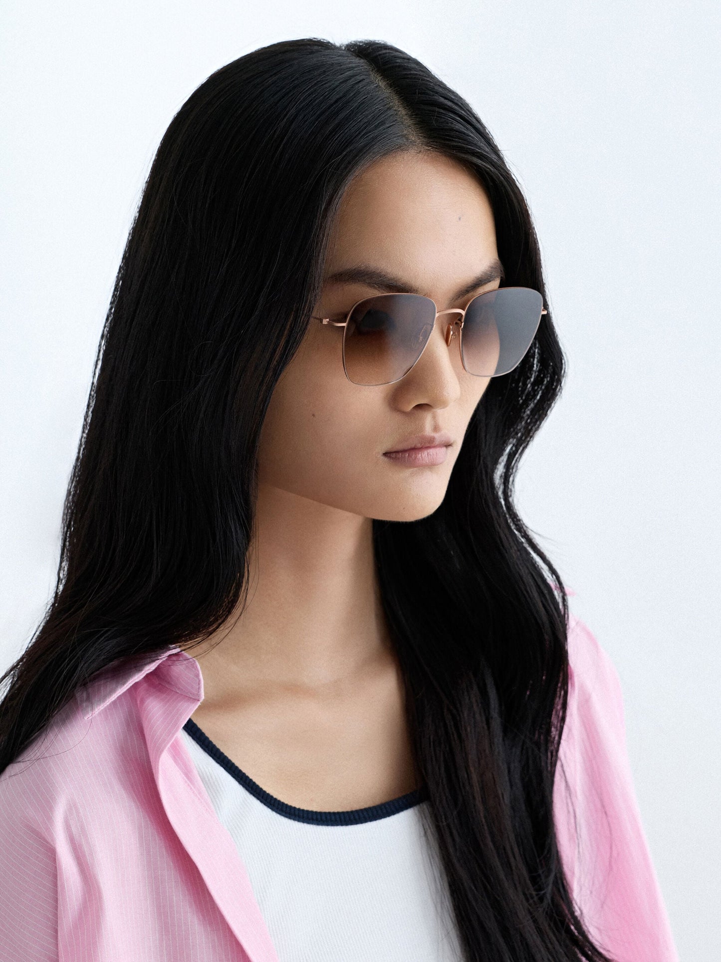 Miranda Square Sunglasses - Rose Gold | CHARLES & KEITH