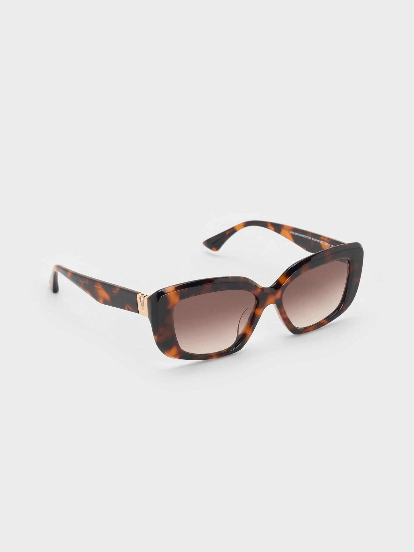 Alix Tortoiseshell Butterfly Sunglasses - T. Shell | CHARLES & KEITH
