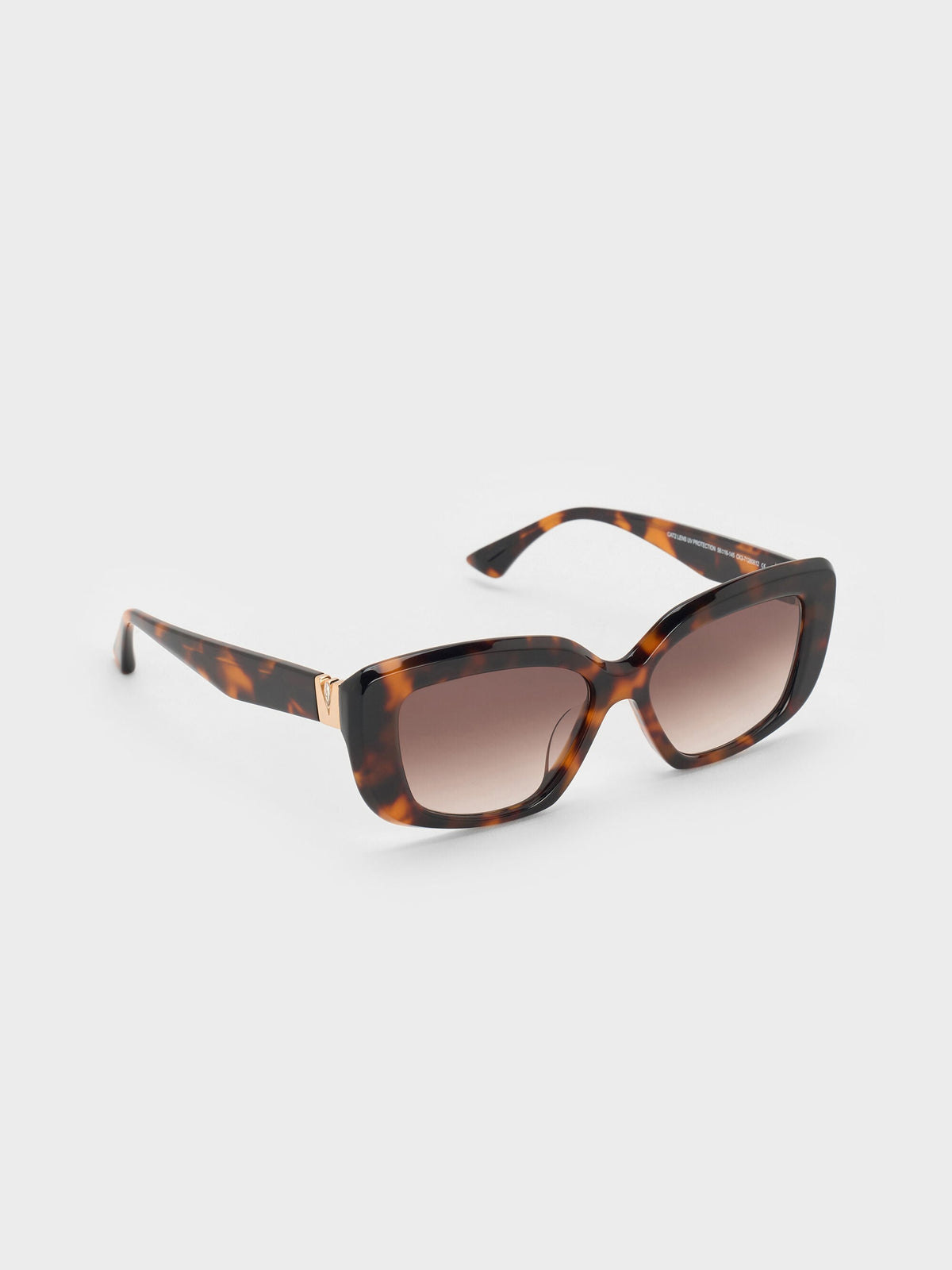 Alix Tortoiseshell Butterfly Sunglasses - T. Shell | CHARLES & KEITH