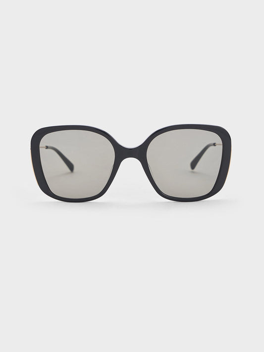 Renee Butterfly Sunglasses - Black | CHARLES & KEITH