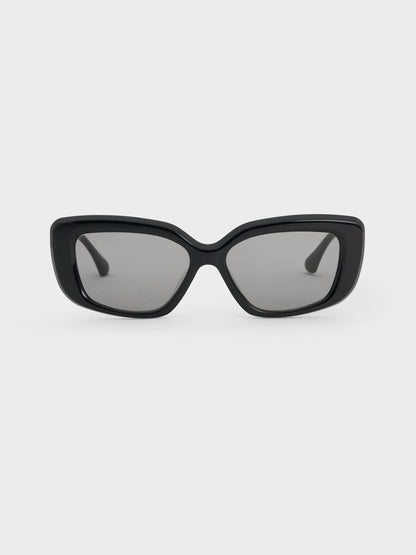 Alix Butterfly Sunglasses - Black | CHARLES & KEITH