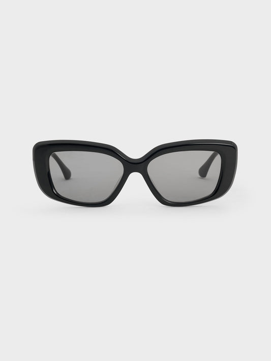 Alix Butterfly Sunglasses - Black | CHARLES & KEITH