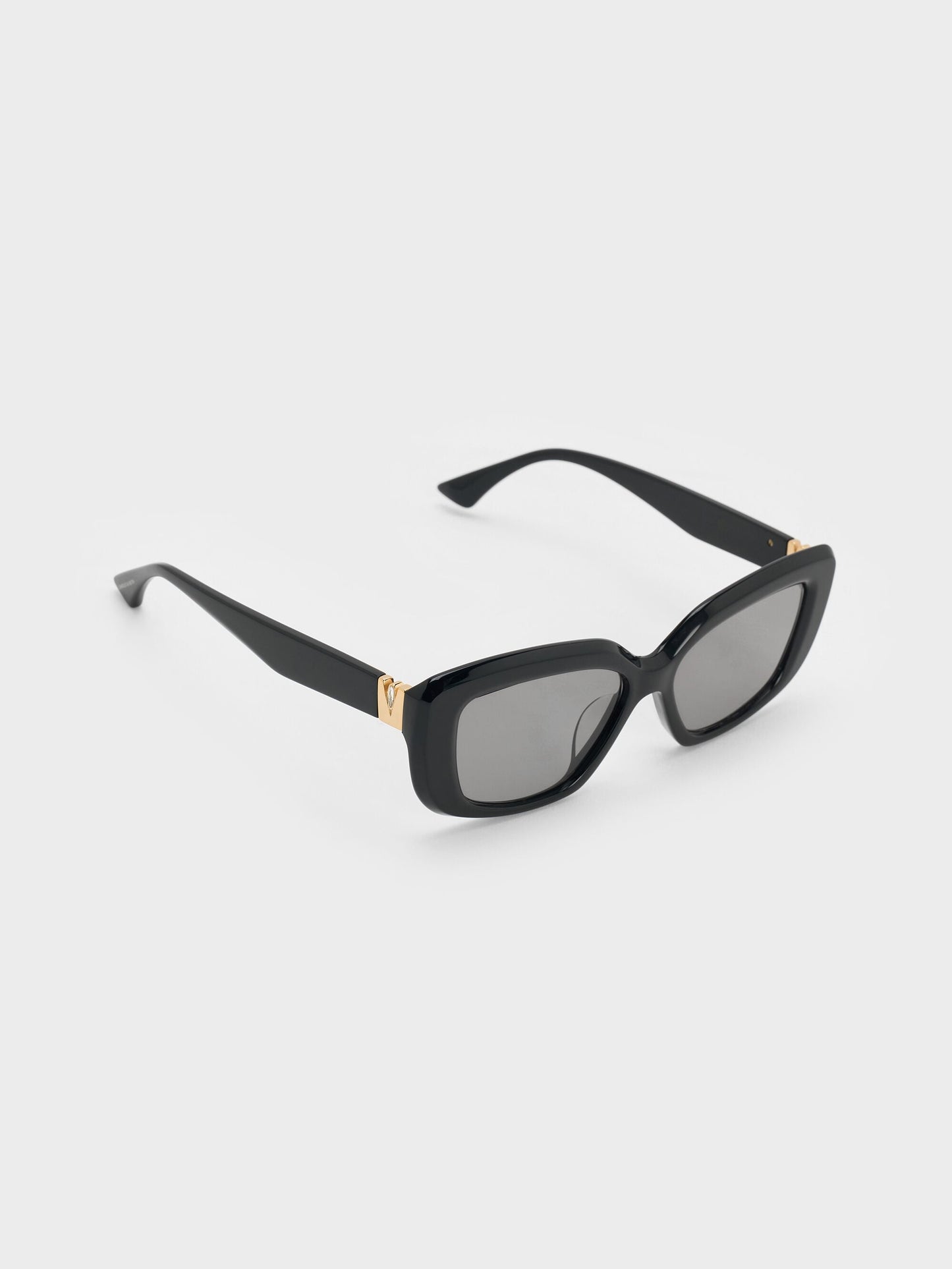 Alix Butterfly Sunglasses - Black | CHARLES & KEITH