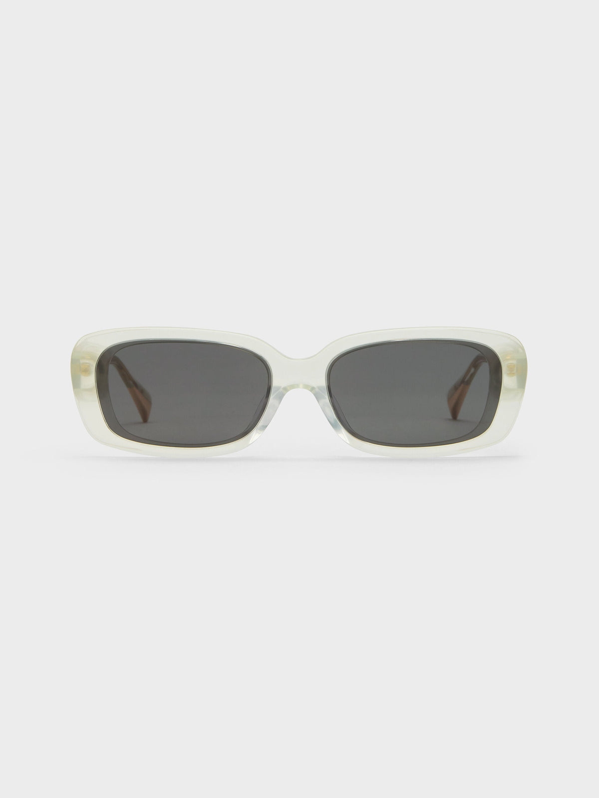 Aubrey Rectangular Sunglasses - Mint Green | CHARLES & KEITH
