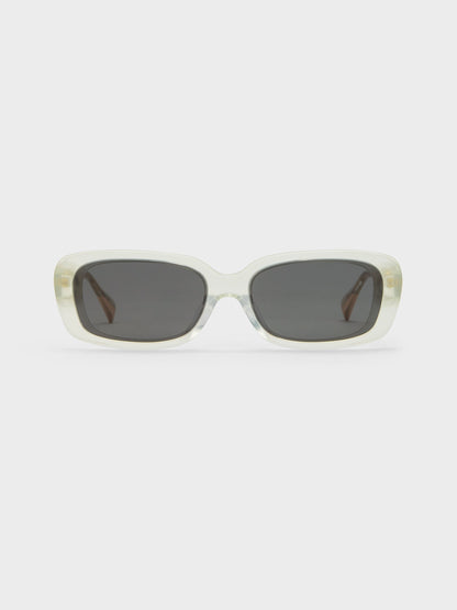 Aubrey Rectangular Sunglasses - Mint Green | CHARLES & KEITH
