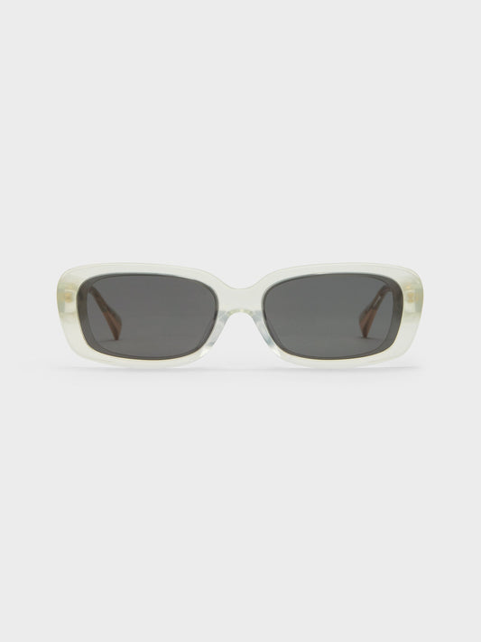 Aubrey Rectangular Sunglasses - Mint Green | CHARLES & KEITH