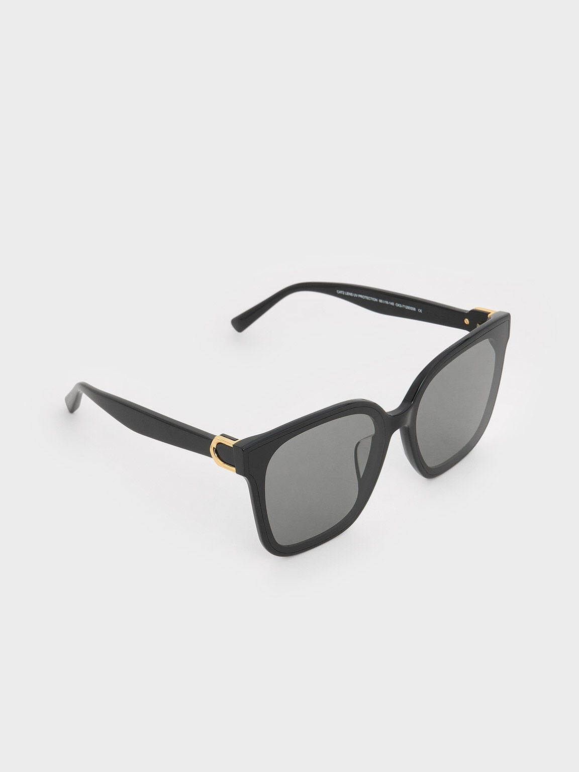 Gabine Oversized Butterfly Sunglasses - Black | CHARLES & KEITH