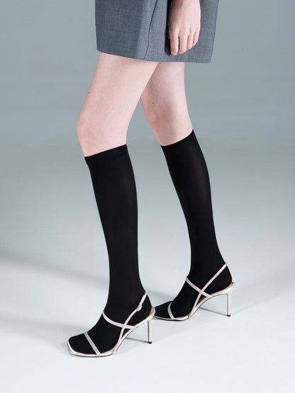 Arona Satin Crystal Stiletto Sandals - Nude | CHARLES & KEITH
