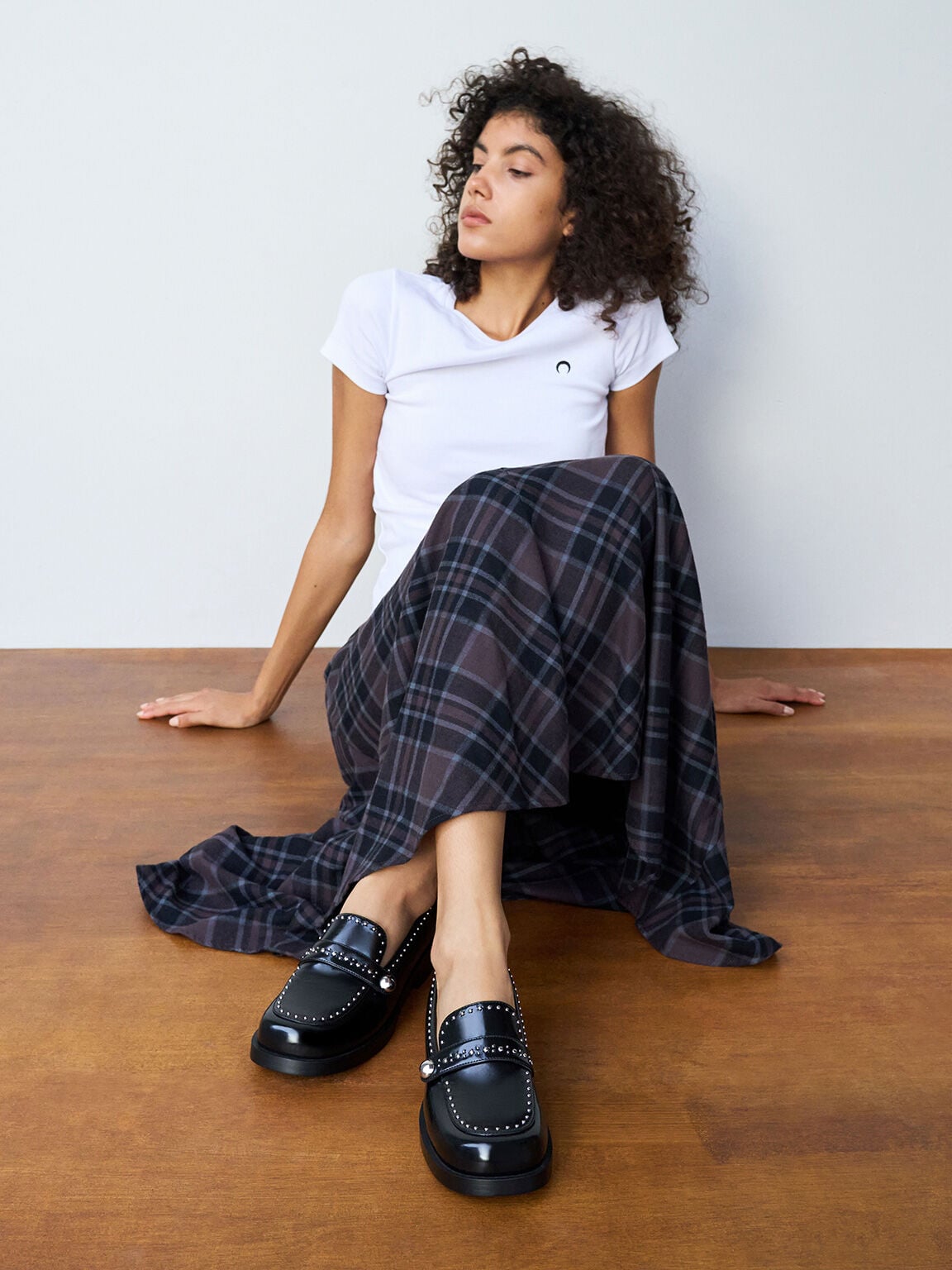 Studded Loafers - Black Box | CHARLES & KEITH