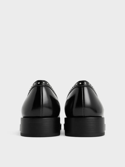 Studded Loafers - Black Box | CHARLES & KEITH