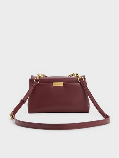 Kerry Chain-Handle Crossbody Bag - Mulberry Plum | CHARLES & KEITH