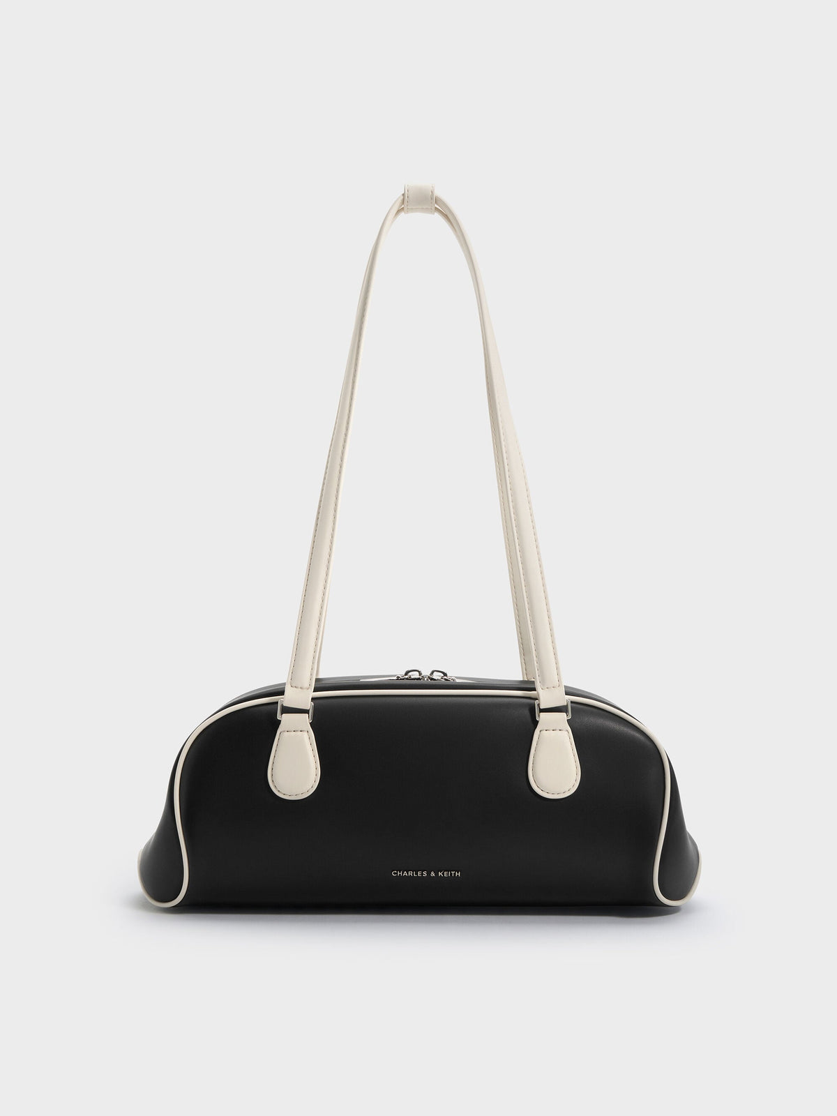 Nelly Two-Tone Elongated Shoulder Bag - Multi | CHARLES & KEITH